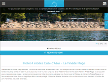 Tablet Screenshot of pinedeplage.com